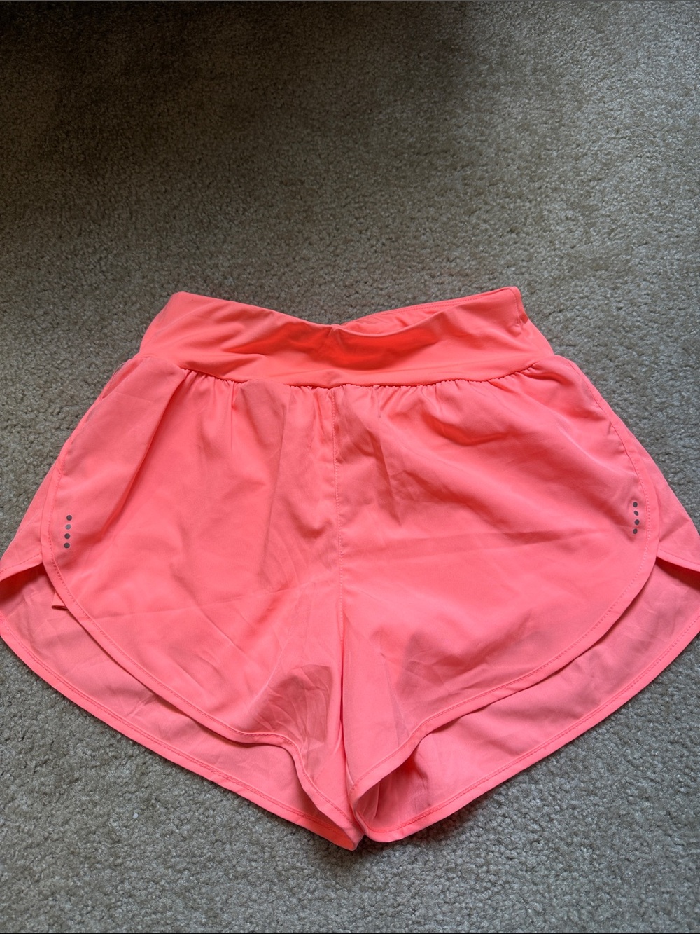 Women's Coral Athletic Shorts - Lightweight Running Shorts